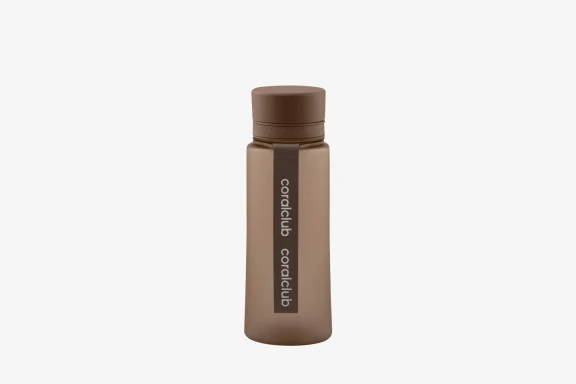 Coral Club Plastic Bottle, Brown